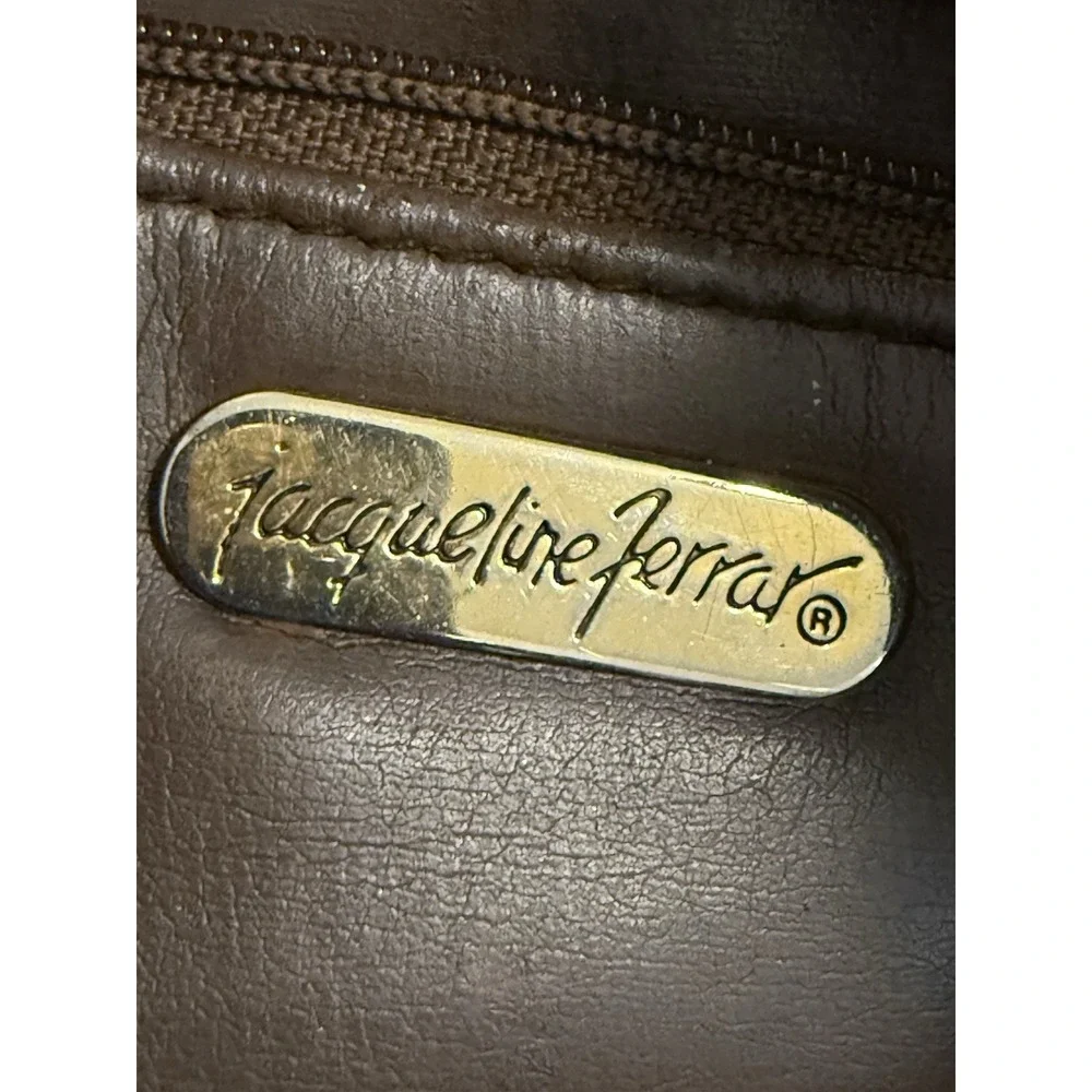 Jacqueline Ferrar Brown Leather Shoulder Bag‎